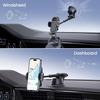 Car Phone Holder, Phone Holders for Your Car Dashboard Windshield, 360° Adjustable (4.8-7") Telescopic Arm, Suction Cup Cell Phone Holder for Truck