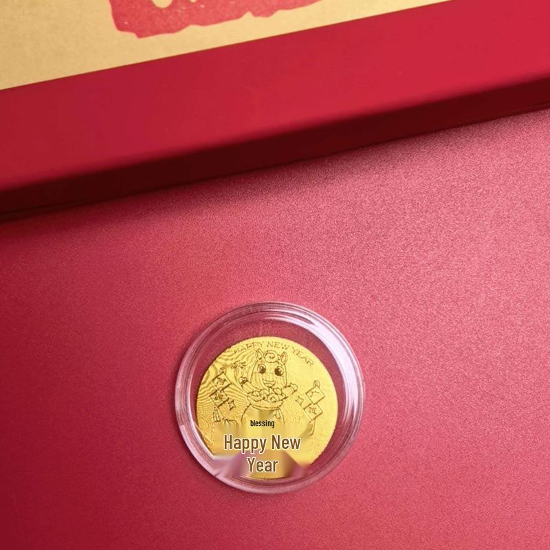 999 Pure Gold Year of the Horse Sticker - New Year Mobile Accessory for Prosperity and Good Fortune Gift