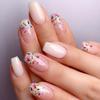 Snow Christmas Nail Stickers Flower Plants Nail Art Decals Floral Leaf Spring Sliders Manicure Decor