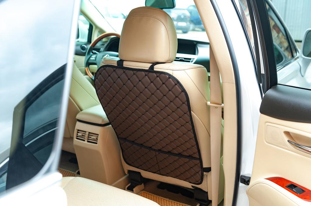 

Органайзер на спинку сиденья ECO (1 шт, коричневый с черной нитью)