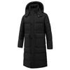 Mode Winter Lange Parkas für Herren Jacken Kapuze Dick Warm Schwarz Übermantel Wintermantel