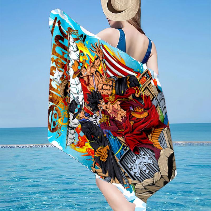 pirate Adventure Beach Towel, Super Soft Microfiber, Gift for Her/Him, Birthday, for Pool, Beach, Travel, Home Decor Fan gifts