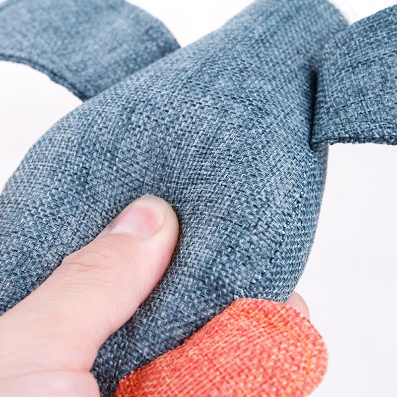 Sevimli Isırmaya Dayanıklı Oynanabilir Çiğneme Gıcırtılı Sesli Oyuncaklar Evcil Köpek için Öten Yaban Kazı