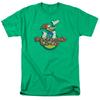 Woody Woodpecker Loco T Shirt Mens Licensed Cartoon Merchandise Green