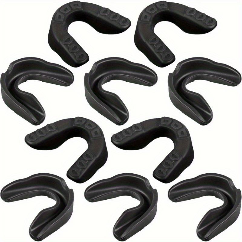 10pcs Silicone Sports Mouth Guards for Boxing, Basketball, Soccer, Hockey, Karate, Football - Protective Dental Mouth Protectors for Contact Sports