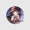 32/44/58mm Anime KonoSuba Brooch Pin Cartoon Figure Megumin Aqua Badge Button Pin Cosplay Souvenir Toy Gift Backpack Clothes Accessories