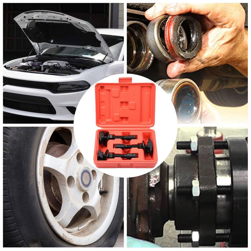 Axle Bearing Removal Tool Wheel Hub Axle Puller With Slide Hammer Vehicle Bearings Removal Tool Kit 3 Sizes Automotive Bearing