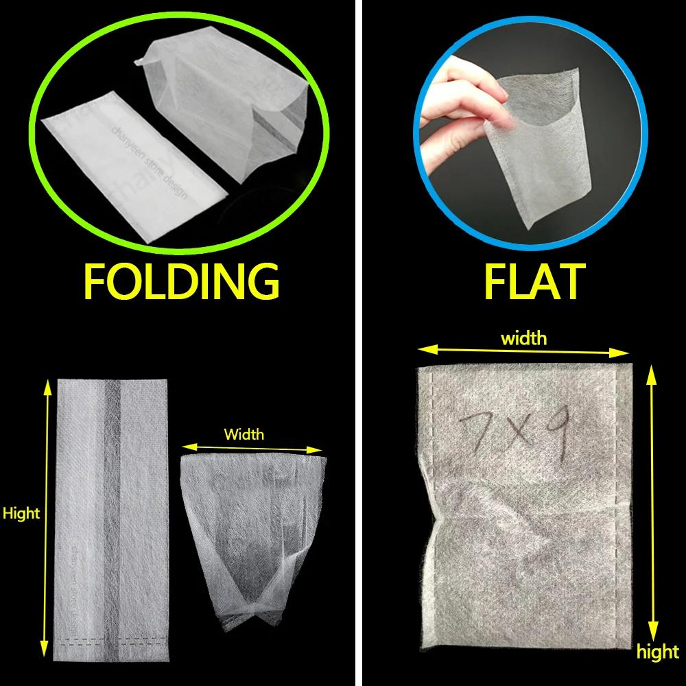 100-500Pcs Biodegradable Nursery Bag Plant Grow Bags Non-woven Fabric Seeds To Sow Flower Pots For Home Garden Accessories Tools