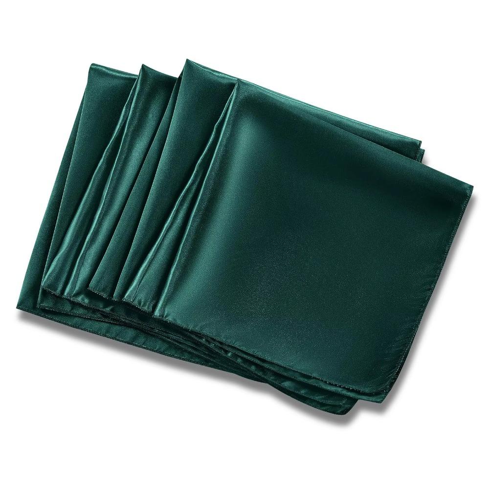 10pcs Soft Satin Napkin 30x30cm Table Napkins High-end Dinner Napkins  Event