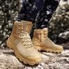 Men's Mid-Top Desert Tactical Military Sports Boots - Large Size