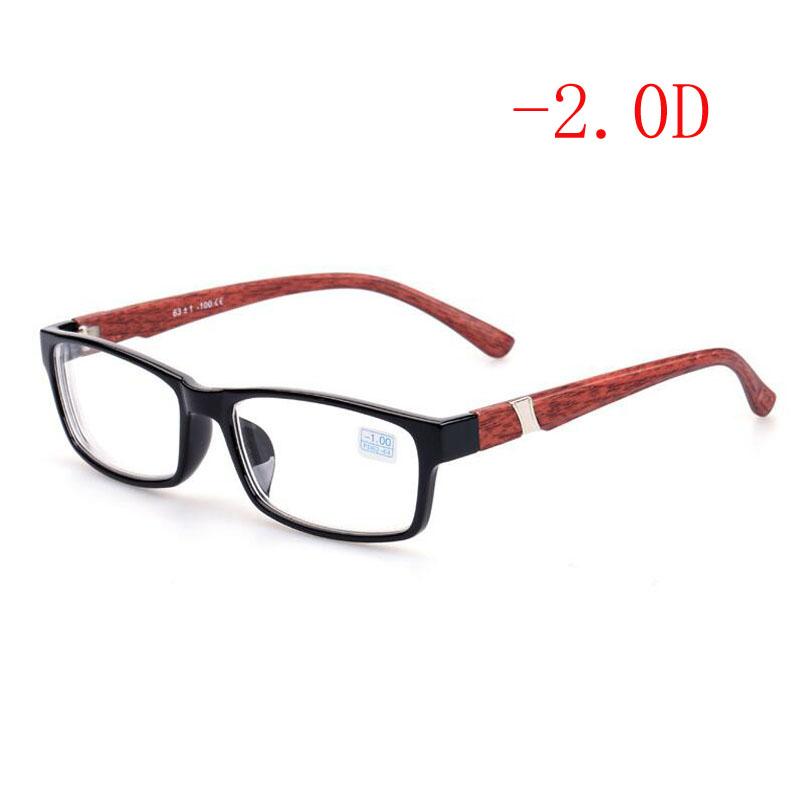 -1 -1.5 -2 -2.5 -3 -3.5 -4 -4.5 -5 -5.5 -6.0 Plastic Frame Resin Lens Finished Myopia Glasses Men Women Shortsighted Eyeglasses