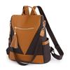 Backpack Women's Large Capacity Women's PU Backpack Versatile Fashion Travel Anti-theft Women's Bag Dual-purpose Shoulder Backpack