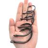 Factory Direct Extra Large Offset Barbed High Carbon Hooks Deep Sea Big Fish Hooks for Grouper Giant Bass Shore Ocean Fishing
