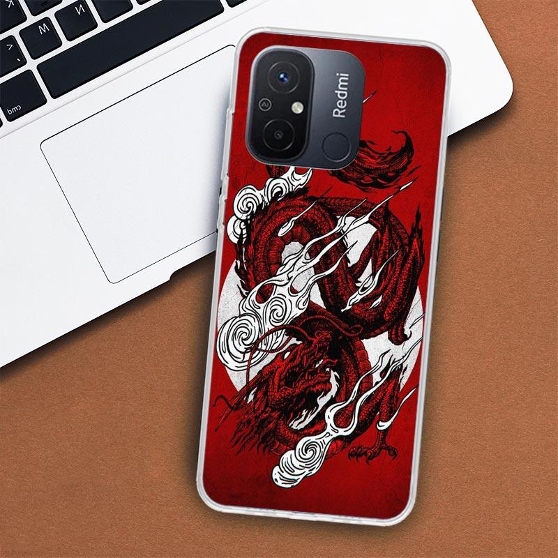 

Asian Dragons Animal Tattoo Cool Phone Case For Xiaomi Redmi 12 13 12C 13C 14C 10 10C 10A 9 9C 9A 9T 8A 8 7A 7 6A 6 Pro K80 K70 Redmi 8