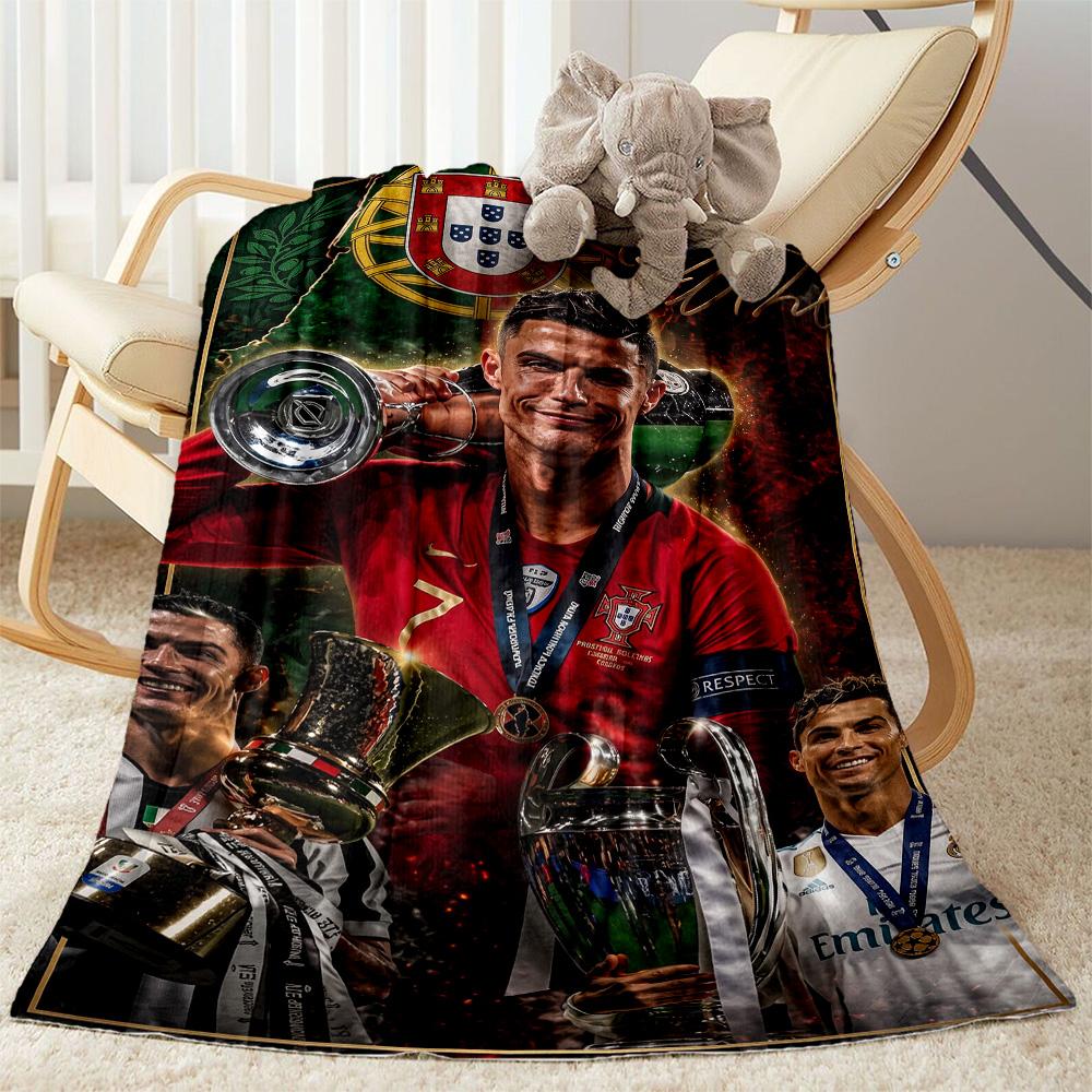 Cristiano Ronaldo 121 Blanket Soft & Cozy Great for Bed Couch Sofa for All Occasions Warmthful Decor Birthday Christmas Gift Blanket