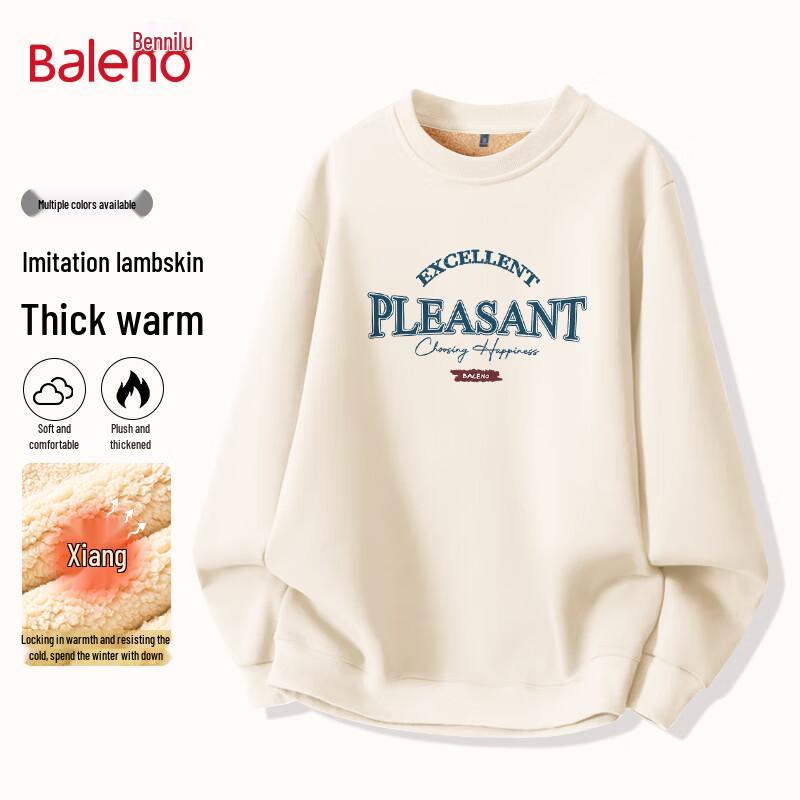 

Baleno Men s Sherpa Lined Round Neck Sweatshirt L