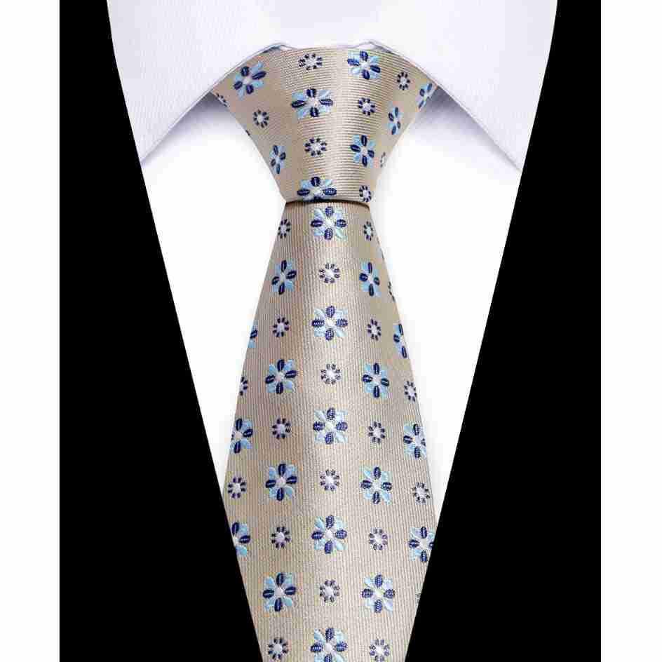 Elegant European & American Men's 8CM Hand-tied Silk Polyester Tie - Casual Business Style