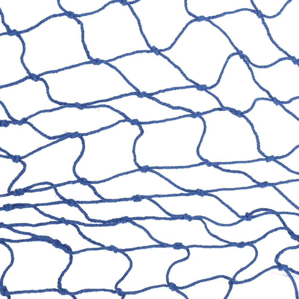 Blue Color Fishing Net Wall Hanging 59.06x78.74in Fish Net Party Decor Mediterranean Style Decor