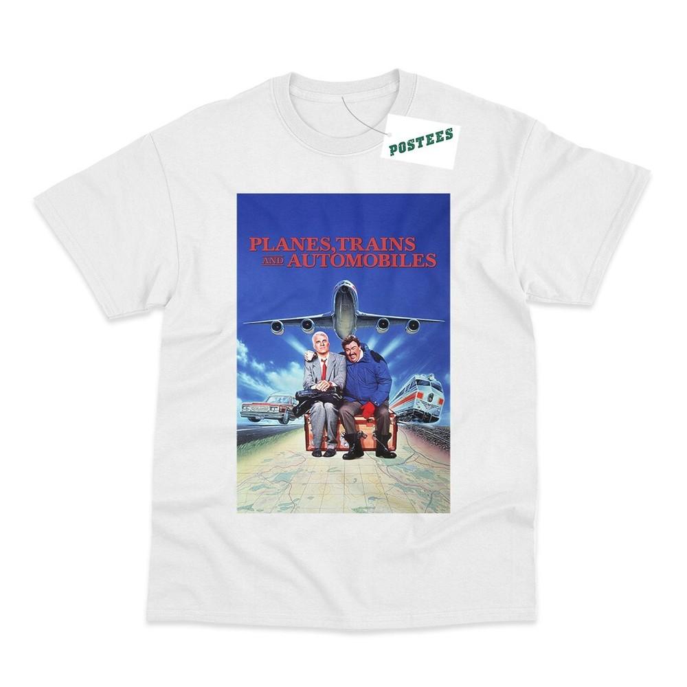 Planes Trains And Automobiles Movie Poster Direct To Garunisext Printed TShirt S