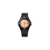 Casio LRW-200H-9E2V Analog Watch Gloss Black Rose Gold Women's Kids Imported Model