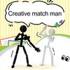 Stickman Ornament Multi-Purpose Action Figure Decor Mysterious Design Stress Relief Toy with Fully Poseable Robot