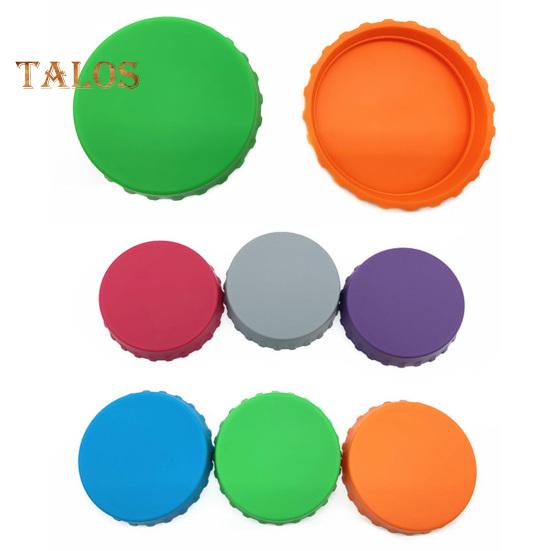6Pcs Can Stopper Good Sealing Multifunctional Washable Practical Silicone Beer Can Stopper Bar Accessories