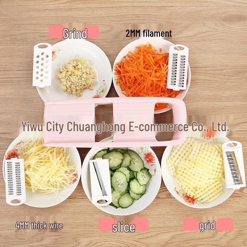 Multifunctional Vegetable and Potato Slicer: Kitchen Grater and Shredder for Home Use