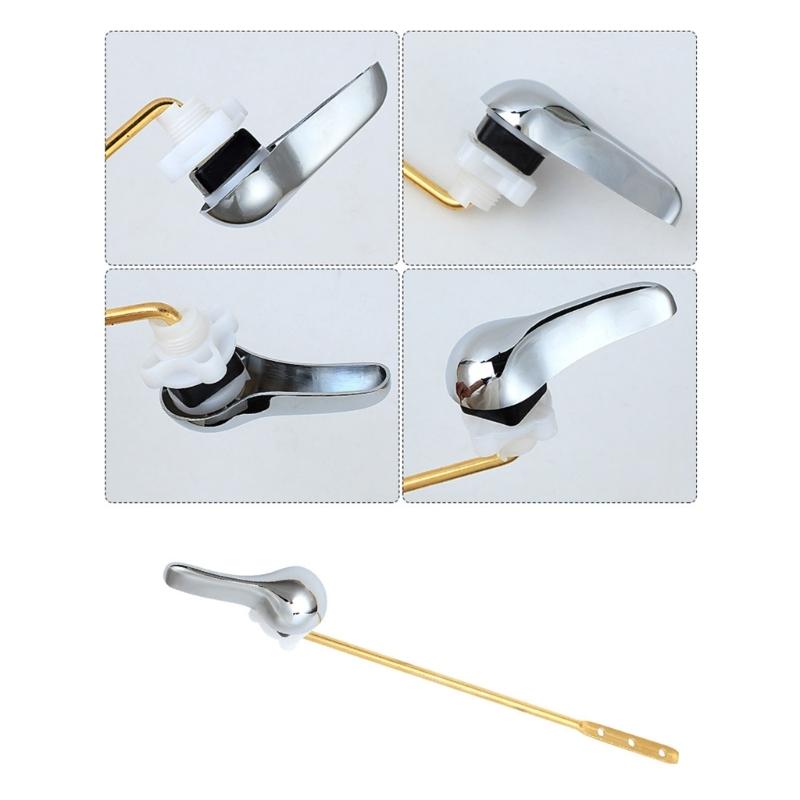 Multipurpose Sturdy Zines Alloy Materials Toilet Handle Replacement Parts Bathroom Accessory Supplies Solution