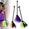 Kids Broom Cosplay Props Creative Portable Party Broomsticks for Dance Party Fancy Dress Theme Party Girls Masquerade Show
