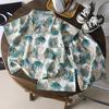 Trendy Summer Beach Short Sleeve Set for Kids – Handsome Two-Piece Outfit