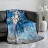 Game W Wuthering W WaveS I IUNO Blanket For Soft Throw Blanket for Picnic Bed Sofa Home Bedroom Cozy Warm Comfortable