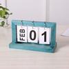 Minimalist Style Living Room Office Decoration Wooden Calendar Ornament Modern Desk Accessories Simple Home Decor Crafts Gift