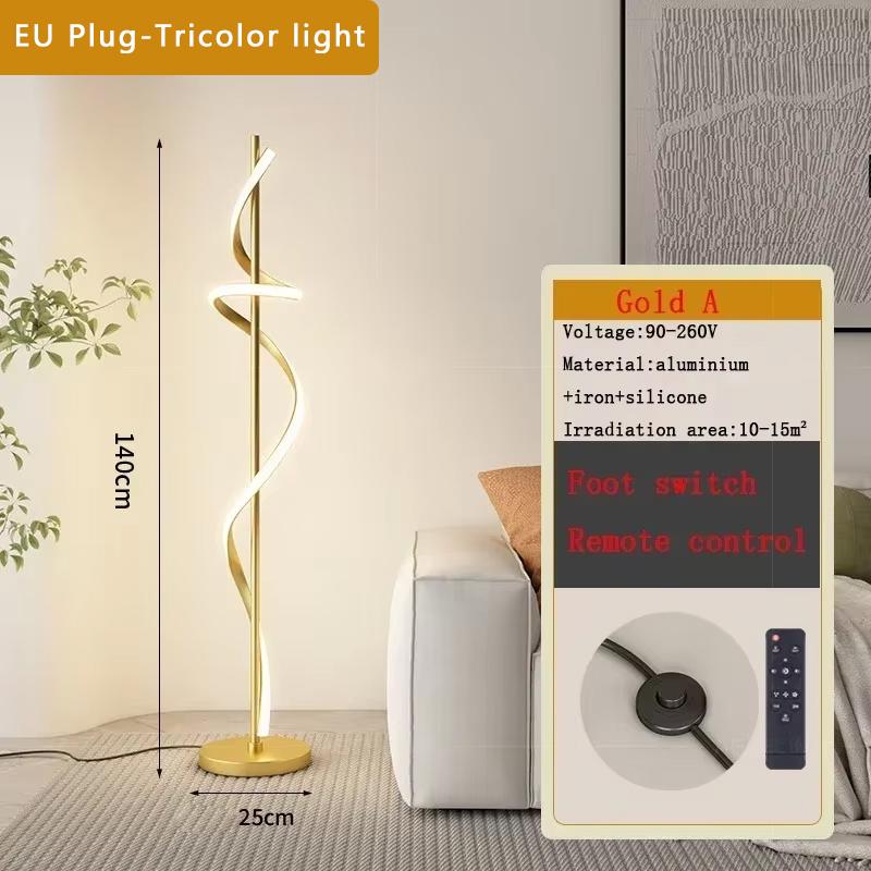 Modern LED Floor Lamp Gold White Dimmable Decorative Lighting For Living Room Bedroom Bedsideside Study Room Interior luminaries