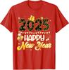 Happy New Year Party 2025 Ballon Family Matching Fan Unisex T-Shirt
