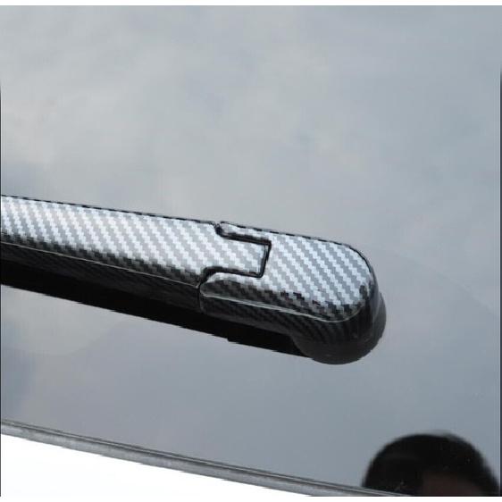 For 2023 Honda CR-V CRV ABS Carbon Fiber Car Rear Window Wiper Cover Trim Strips