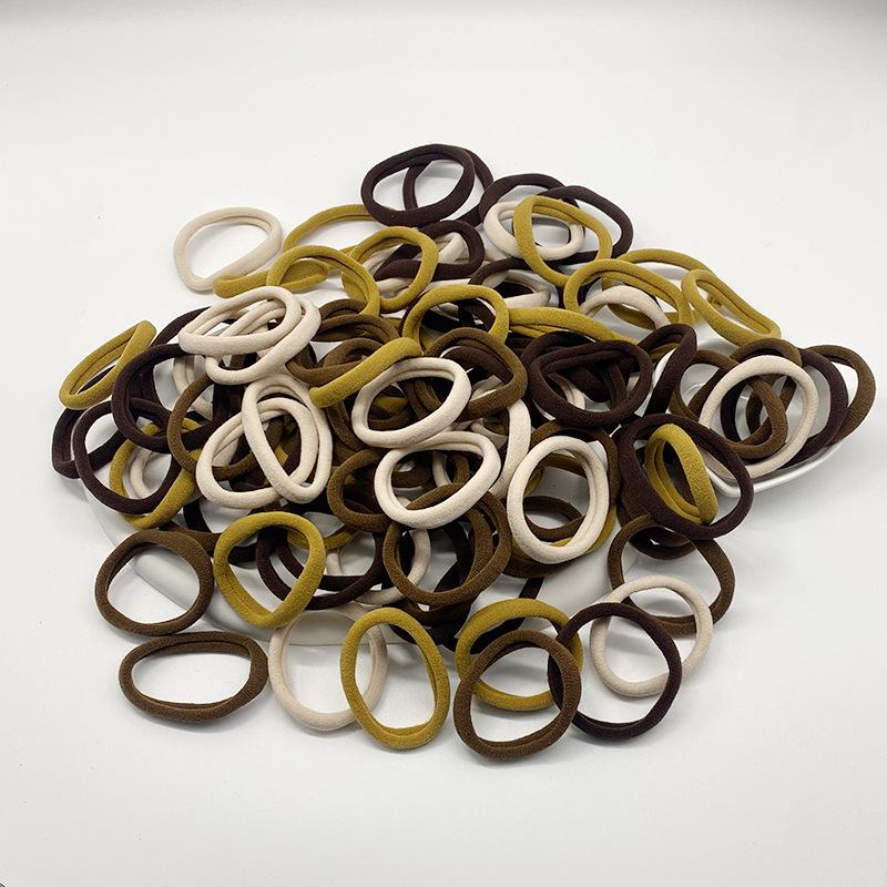 

Бесшовные эластичные черные резинки для волос - женские аксессуары для волос