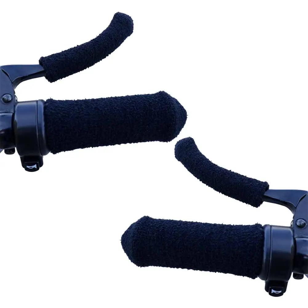 

Simulated Plush Grip Glove Motorcycle Handle Cover For Winter Thick Warm Handle Gloves Covers Universal Scooters Hand Warme Y2p5
