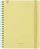 KOKUYO Soft Ring Notebook Sooofa B6 Deformation 4mm Grid Cutoff 80 Sheets Yellow Su-SV748S4-Y [Bulk Purchase Set of 3 Books]