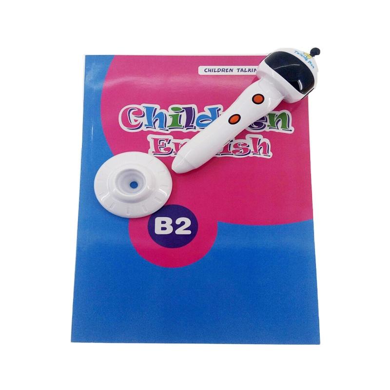 Multi-Functional 5 Languages ABS Eco-Friendly Rechargeable Battery Talking Pen Plastic Educational Reading Toy Sound Books Kids