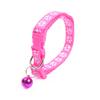 Fashion cute bell pet collar Teddy Pomeranian dog cartoon footprints collar