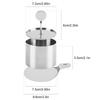 Heart Cake Mold Baking Cake Ring Stainless Steel Mousse Cake Ring Mold With Press Set Baking Bakeware For Professional Bakers