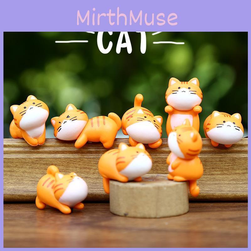 Cat Cute Action Figure Cartoon Model Toy Decoration Doll Children Gifts Ornament