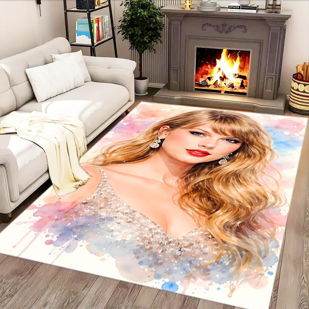 Tappeto Taylor Swift Era per Soggiorno, Camera da Letto, Studio, Corridoio, Perfetto per Decorazione Casa o Regali di Festa