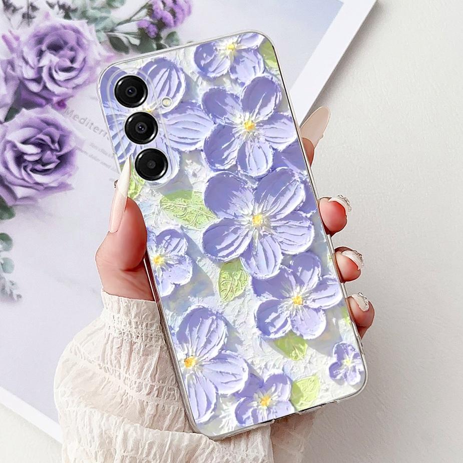 For Samsung Galaxy A17 5G Case SM-A176B New Cat Butterfly Painted Cover Soft Slim Phone Case For Samsung A17 A 17 5G Fundas Bags