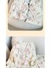 Japanese-Style Cute Cat Print Cotton Pajamas for Women, Long-Sleeved Home Set for Spring & Autumn