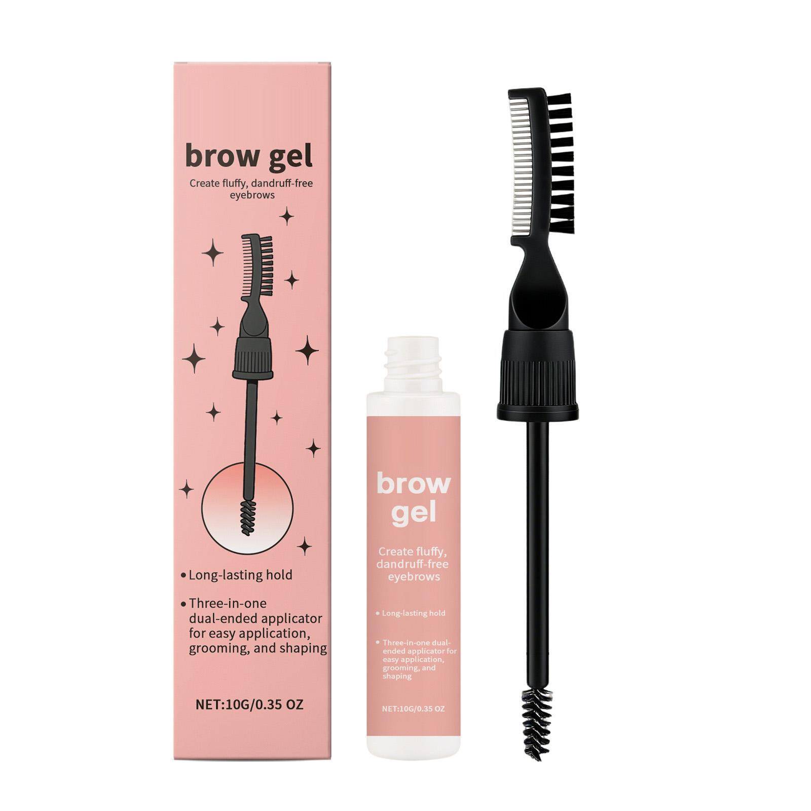 

Double-Ended Shaping Eyebrow Gel - Naturally Keeps Makeup In Place, Easy To Apply, Creates A Three-Dimensional Effect, And Contours .