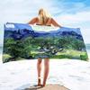 Van Gogh Starry Night Beach Towel, Classic Art Print, Quick Dry Soft Towel For Beach & Pool  Absorbent Oversized Bath Towel