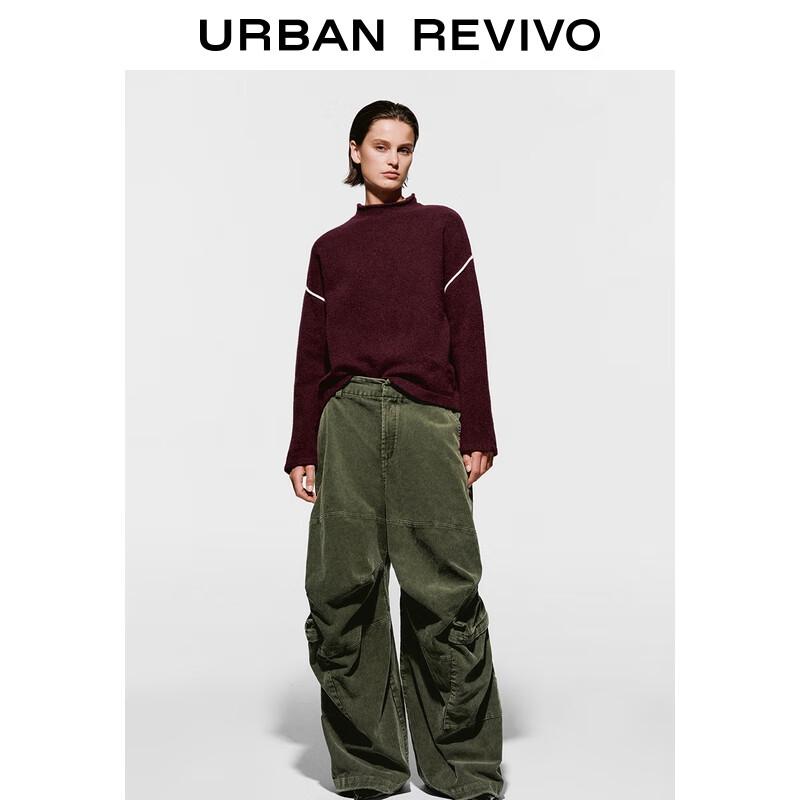 UR Women s Elegant Color-block Knit Sweater S
