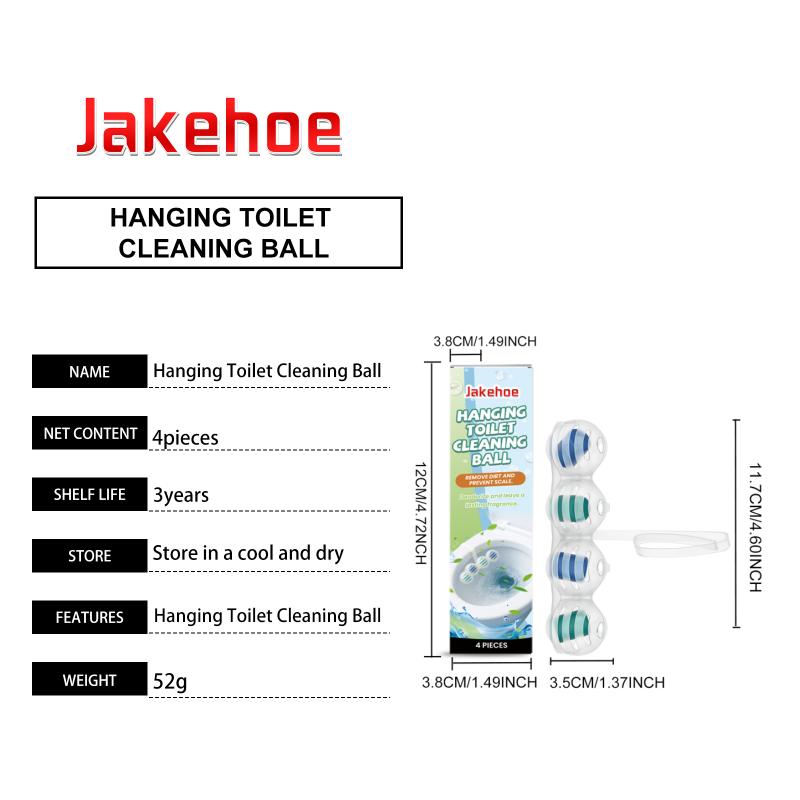 Long Lasting Fragrance Hanging Toilet Cleaning Ball Efficient Dirt Removal No Residue For Bathroom