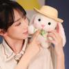 Pudding Plush Bunny Stuffed Toy Hat Rabbit Doll Decoration Kids Gift Birthday